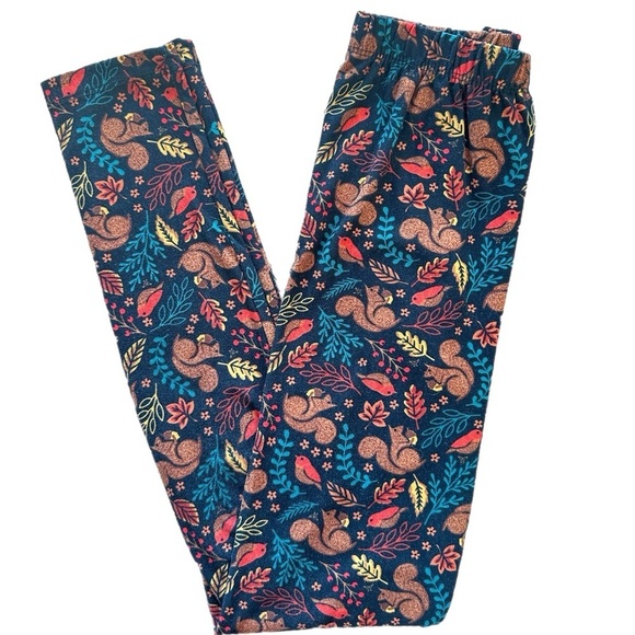 Sweetlegs  Nutty by Nature Girls 10-12 Fall Leggings - Picture 2 of 6